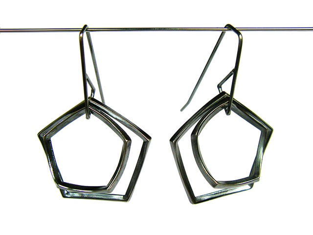 double poly earrings