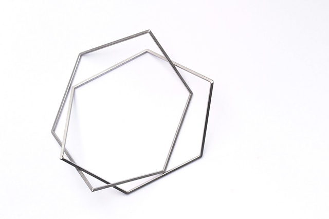 two hex bracelets