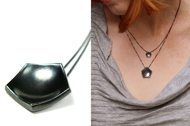 large poly cushion pendant