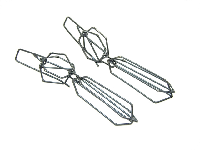 double structure earrings