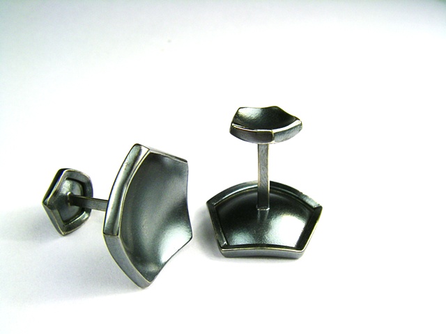 poly cushion cufflinks