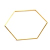 gold hexagon bracelet 
