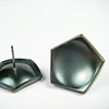 poly cushion post earrings
