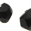 ebony facet cufflinks