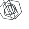 structure earrings with inclusion