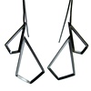 large double kite earrings