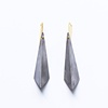 steel kite earrings