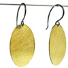 gold scratch earrings