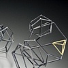 structure earrings with inclusions