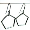 big poly earrings