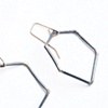 single steel earrings