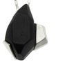 ebony pendant with facet