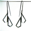 double kite wire earrings