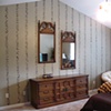 Bedroom wall with tight squiggles and Restaging