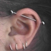 industrial piercing by tatupaul