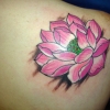 lotus tattoo by tatupaul