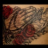 praying hands tattoo by tatupaul.com