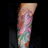 exotic flower tattoo by tatupaul.com