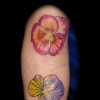 flowers tattoo by tatupaul