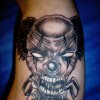 clown tattoo by tatupaul