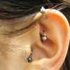 anti tragus piercing by tatupaul