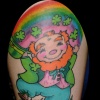 irish rainbow tattoo by tatupaul
