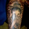 japanese geisha tattoo by tatupaul