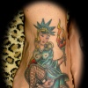 statue liberty tattoo by tatupaul