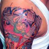 st. micheal tattoo by tatupaul