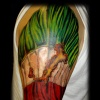 italian flag tattoo by tatupaul