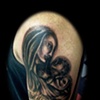 virgin mary tattoo by tatupaul.com