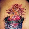 sacred heart tattoo by tatupaul