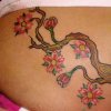 cherry blossom tattoo by tatupaul