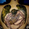 salvador dali angel tattoo by tatupaul
