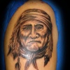 native american tattoo by tatupaul