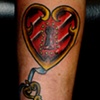 heart and key tattoo by tatupaul