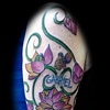 flowers tattoo by tatupaul.com
