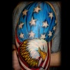 american flag eagle tattoo by tatupaul