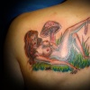 naked girl tattoo by tatupaul