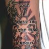 religious lord forgive tattoo by tatupaul