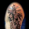 crucifix tattoo by tatupaul.com
