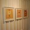 Three Mixed Media Paintings on Paper