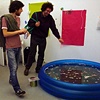 floater series:bubble play pool (semi-action shot)