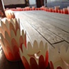 garden residue (walkway-o-cups)