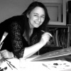 Valeri in her studio