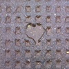 107 Water Heart Camden Town train platform by Shantaram Marley 15 Feb 2010