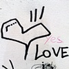 109 Yes love heart The Island Bristol by Hannah Edy 13 Feb 2010