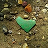 72 Plastic heart in dirt Vicki Park London by Hannah Edy 19 Aug 2009
