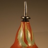 Pear Oil Dispenser with Iron Red Glaze