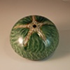 Small Oribe Urchin Vase